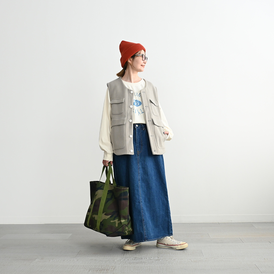 ORDINARY FITS(オーディナリーフィッツ）DENIM SKIRT / SK003-325