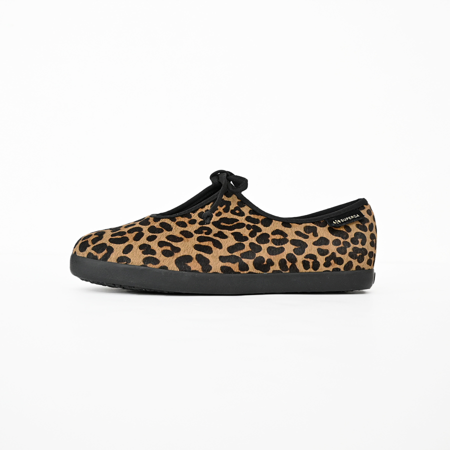 SUPERGA (スペルガ) レオパード・フラットシューズ