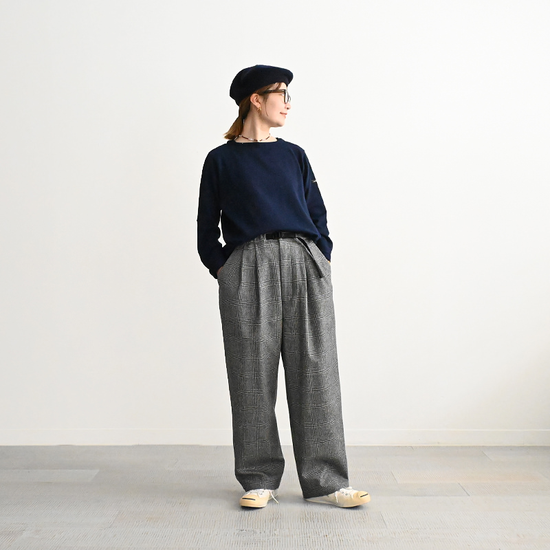 【新品未使用】maillot(マイヨ) Weekend longTee ネイビー UNISEX 》 maillot / Weekend Long - Tee ( NAVY