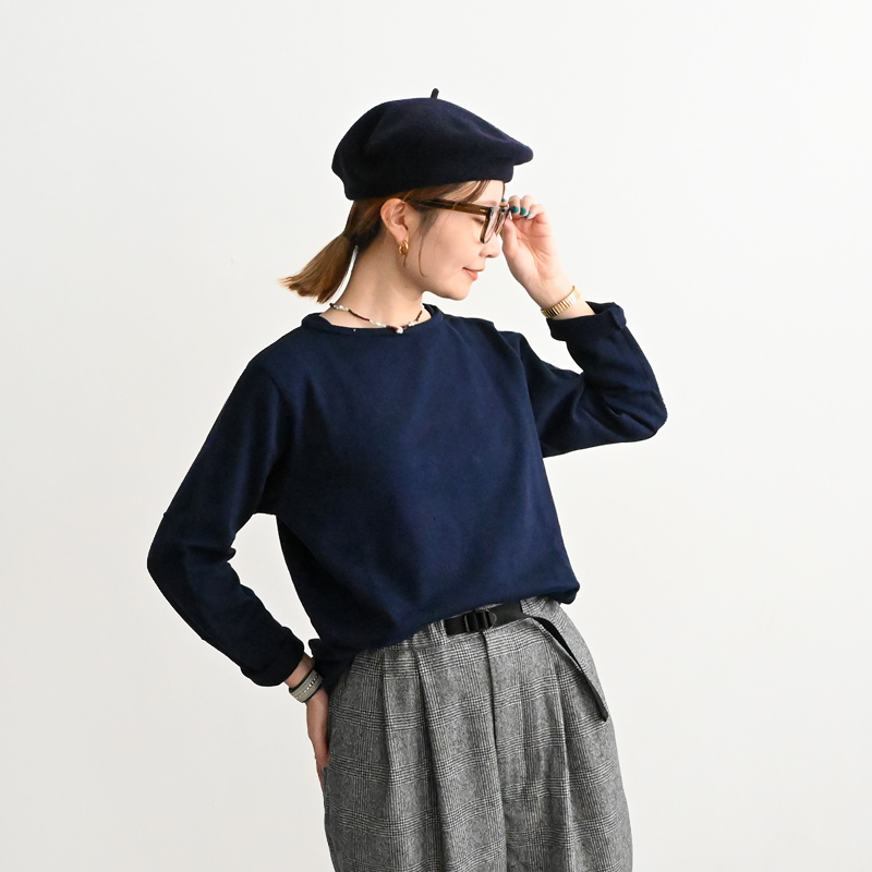 【新品未使用】maillot(マイヨ) Weekend longTee ネイビー UNISEX 》 maillot / Weekend Long - Tee ( NAVY