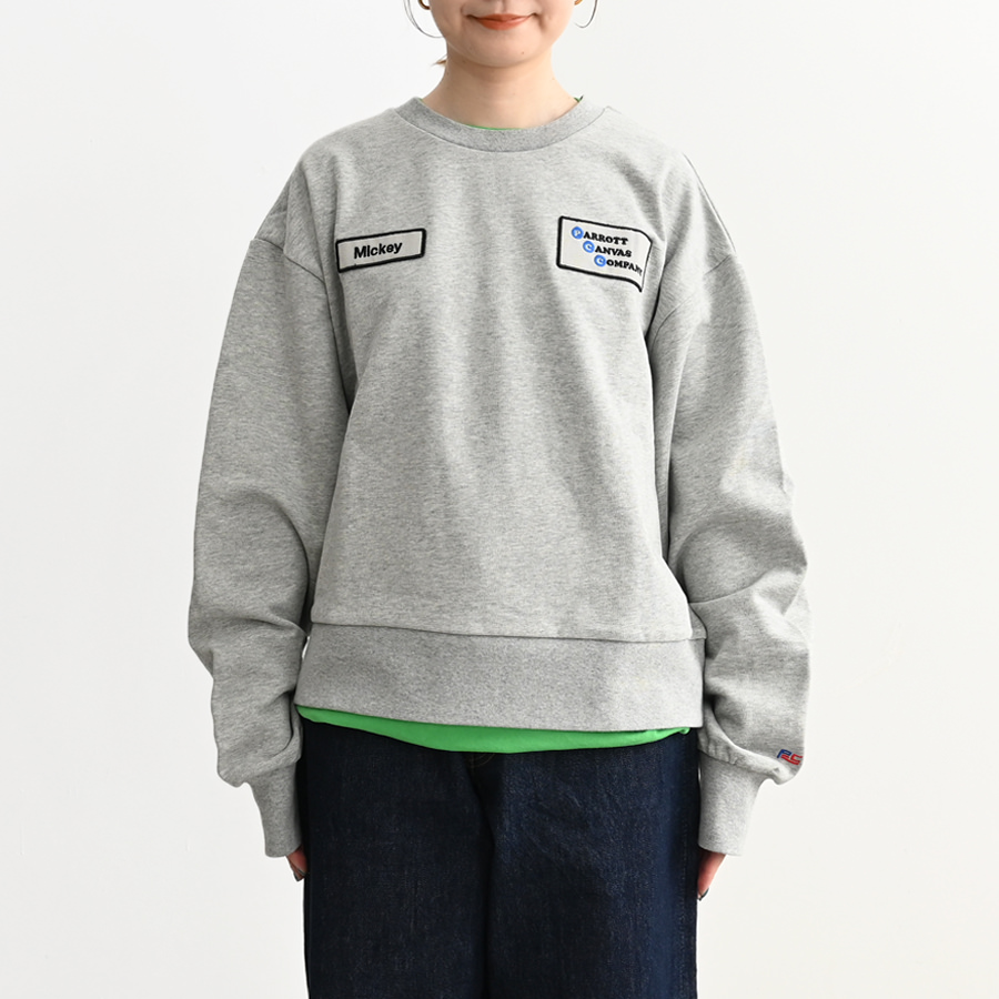 PARROTT CANVAS(パロットキャンバス) Wappen Logo Sweat Crew Neck