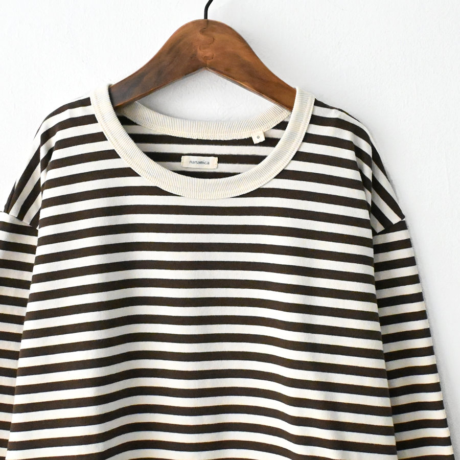 nanamica（ナナミカ）COOLMAX Stripe Jersey L/S Tee
