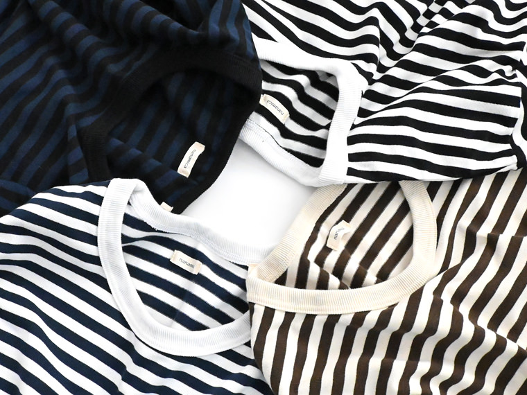 nanamica（ナナミカ）COOLMAX Stripe Jersey L/S Tee