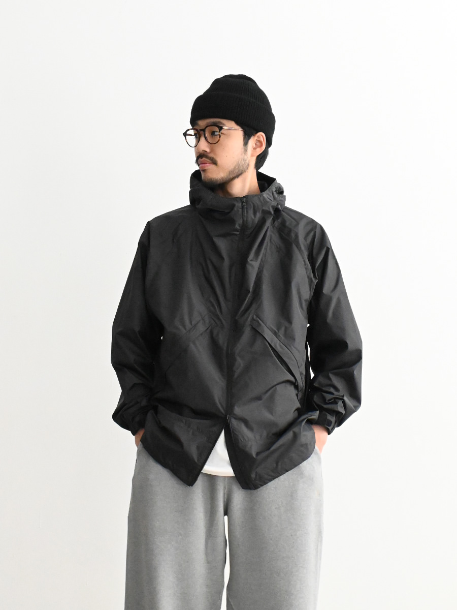 ゴールドウィン リップストップフーデッドジャケットブラック 3 GOLDWIN＞リップストップ フーデッド ジャケット