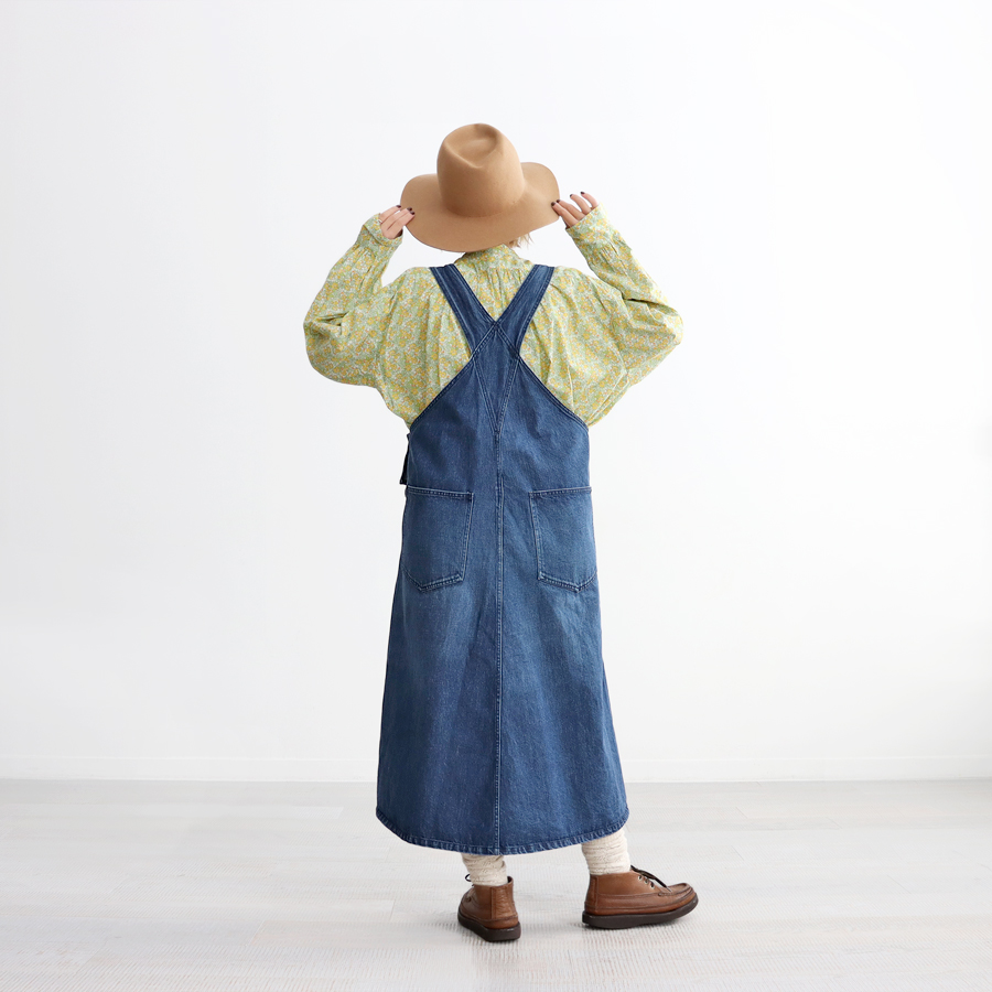 Veritecoeur (ヴェリテクール) デニムジャンパースカート (全2色)