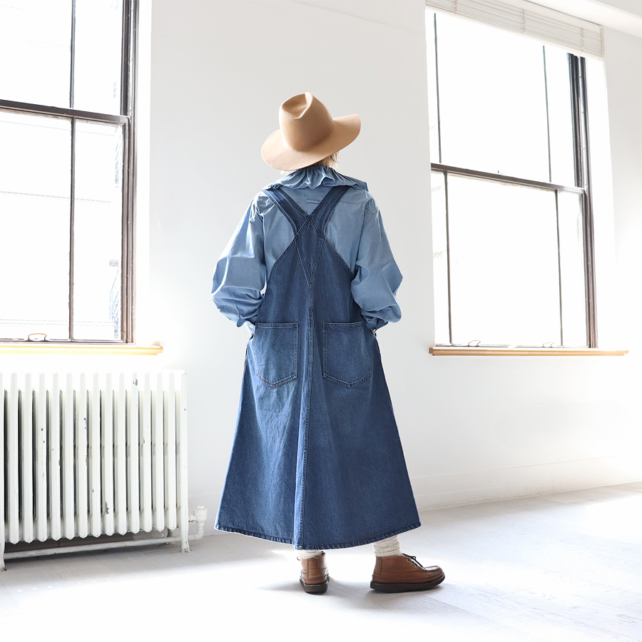 Veritecoeur (ヴェリテクール) デニムジャンパースカート (全2色) Veritecoeur (ヴェリテクール) デニムジャンパースカート (全2色)