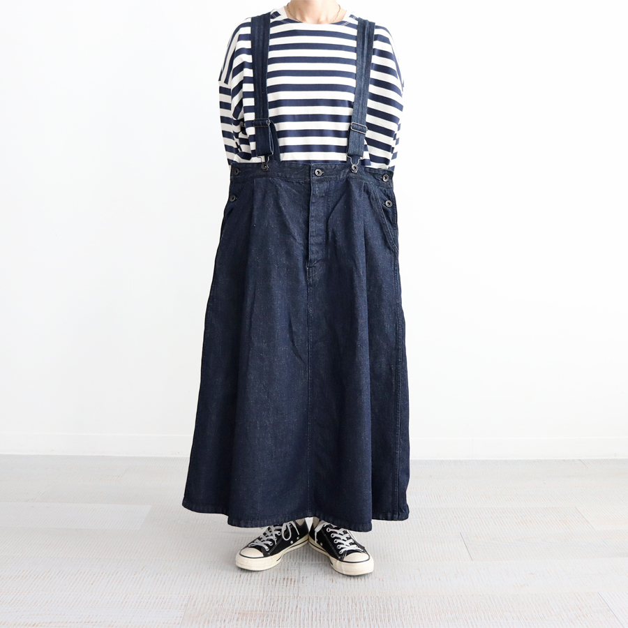 Veritecoeur (ヴェリテクール) デニムジャンパースカート (全2色)