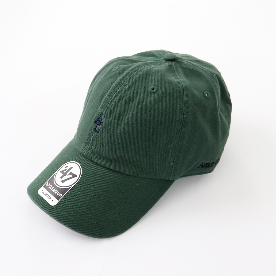 47 Americana ベースボールキャップ ダークグリーン 新品 未使用品 Americana (アメリカーナ) 47 CLEAN UP キャップ - AC