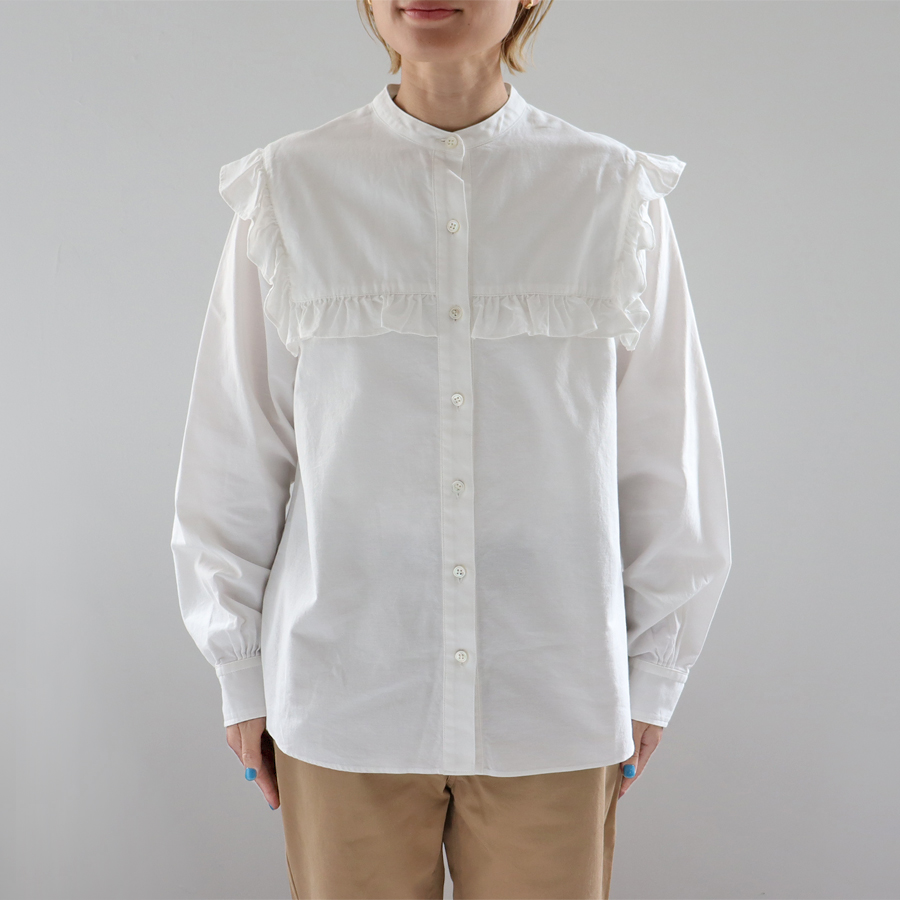 ダル　dhal フリルシャツ 楽天市場】dahl'ia(ダリア) フリルシャツ(DBL-286AK) : news-webshop