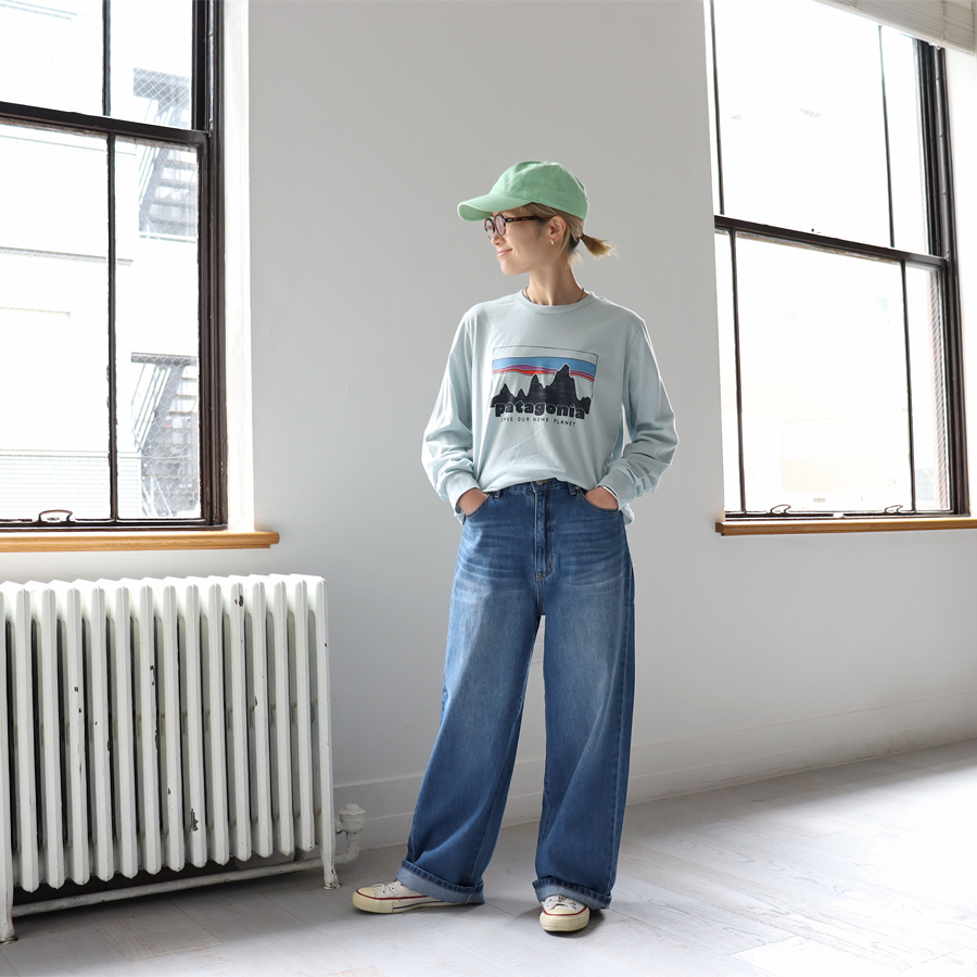 patagonia (パタゴニア) キッズ・ロングスリーブ・グラフィック