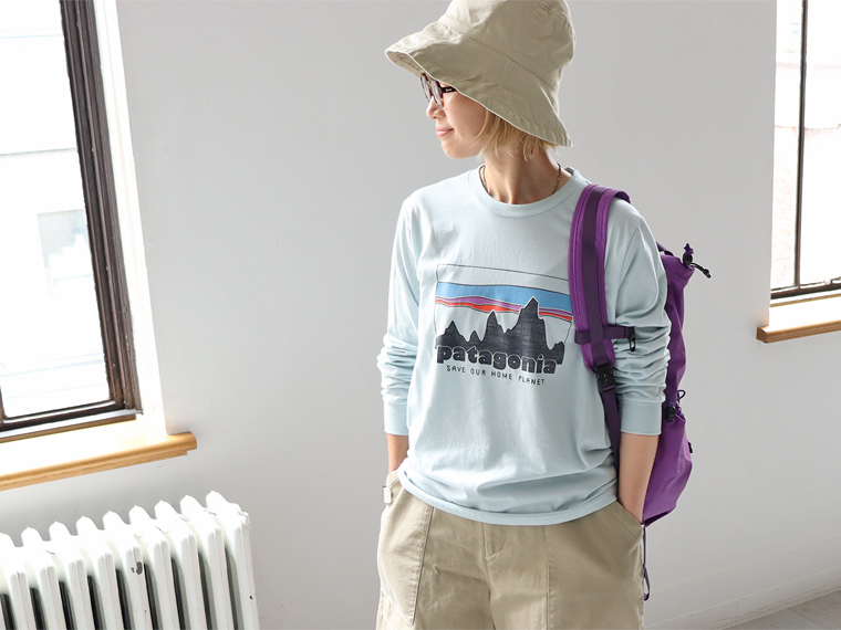 patagonia (パタゴニア) キッズ・ロングスリーブ・グラフィック