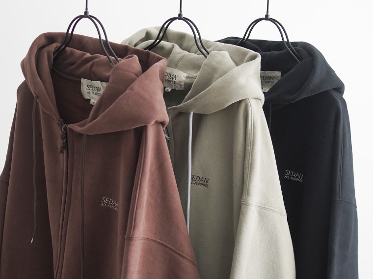 SEDAN ALL-PURPOSE (セダンオールパーパス) OG Logo Full Zip Hoodie