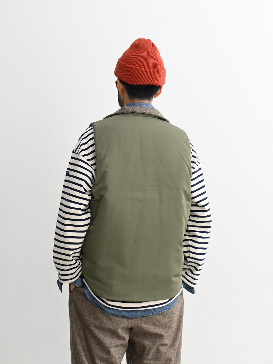 A Vontade（アボンタージ) Reversible Pack Vest VTD-0584-VT-ST