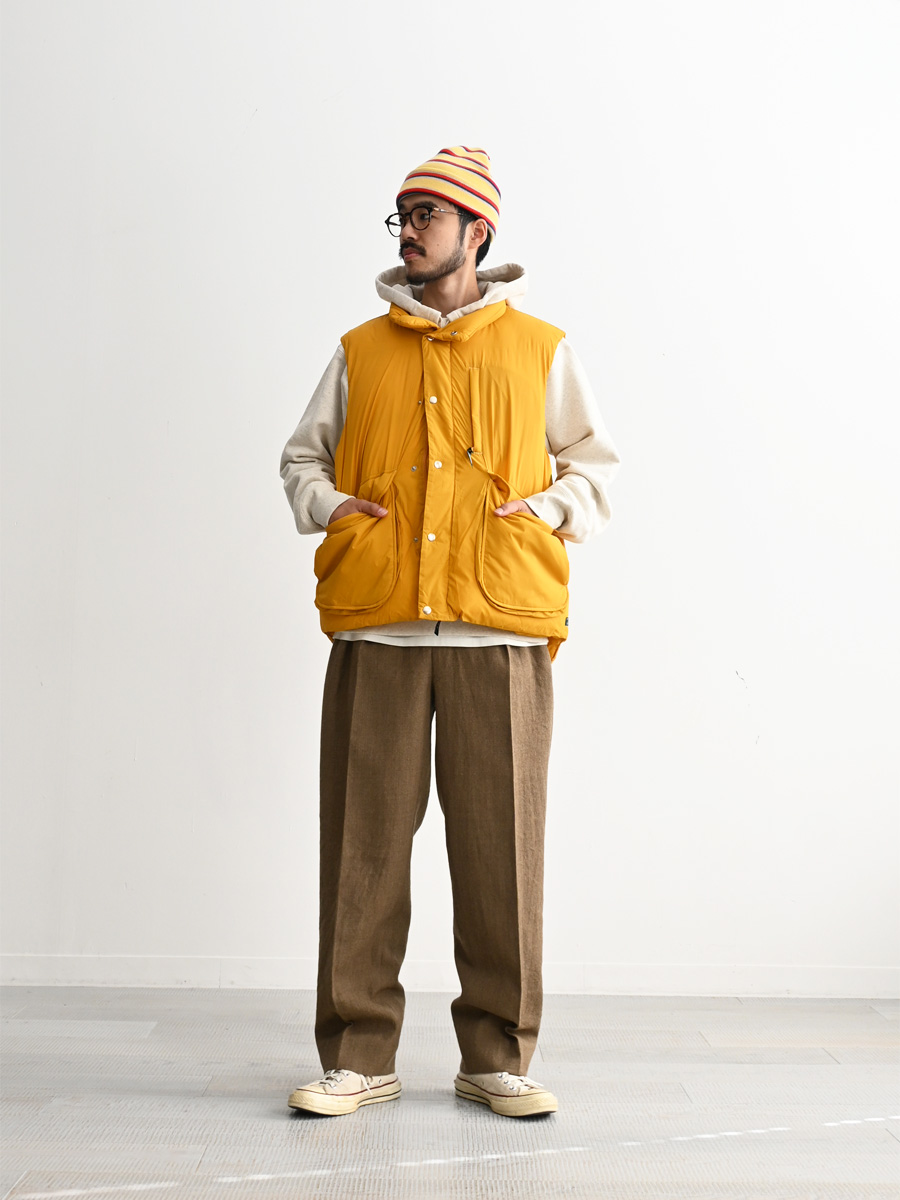 eyden着用　ballin人気ベスト 中々出回ってないです。 Pyrenex 並行輸入 ピレネックス ダウンベスト スプートニック HMY021 P