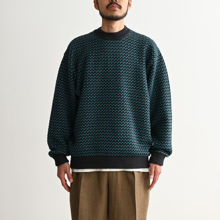 L.L.Bean (エルエルビーン) ウェイン・セーター・バーズアイ