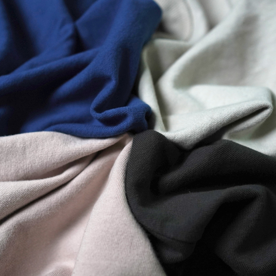 RINEN (リネン) 20/1オーガニック裏毛 クルーネック