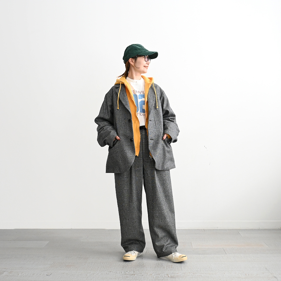 PHEENY(フィーニー) Athletic fleece zip up hoodie