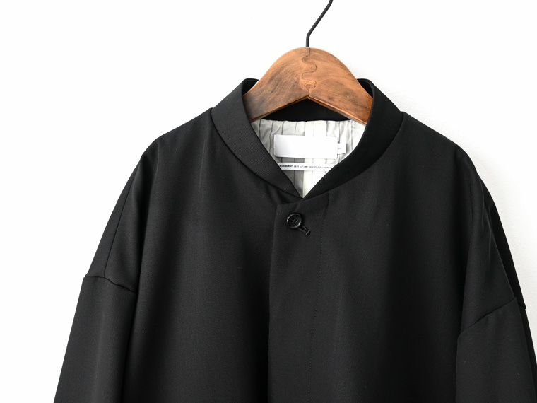 Graphpaper(グラフペーパー) Techno Wool Nylon Stand Collar Short Jacket
