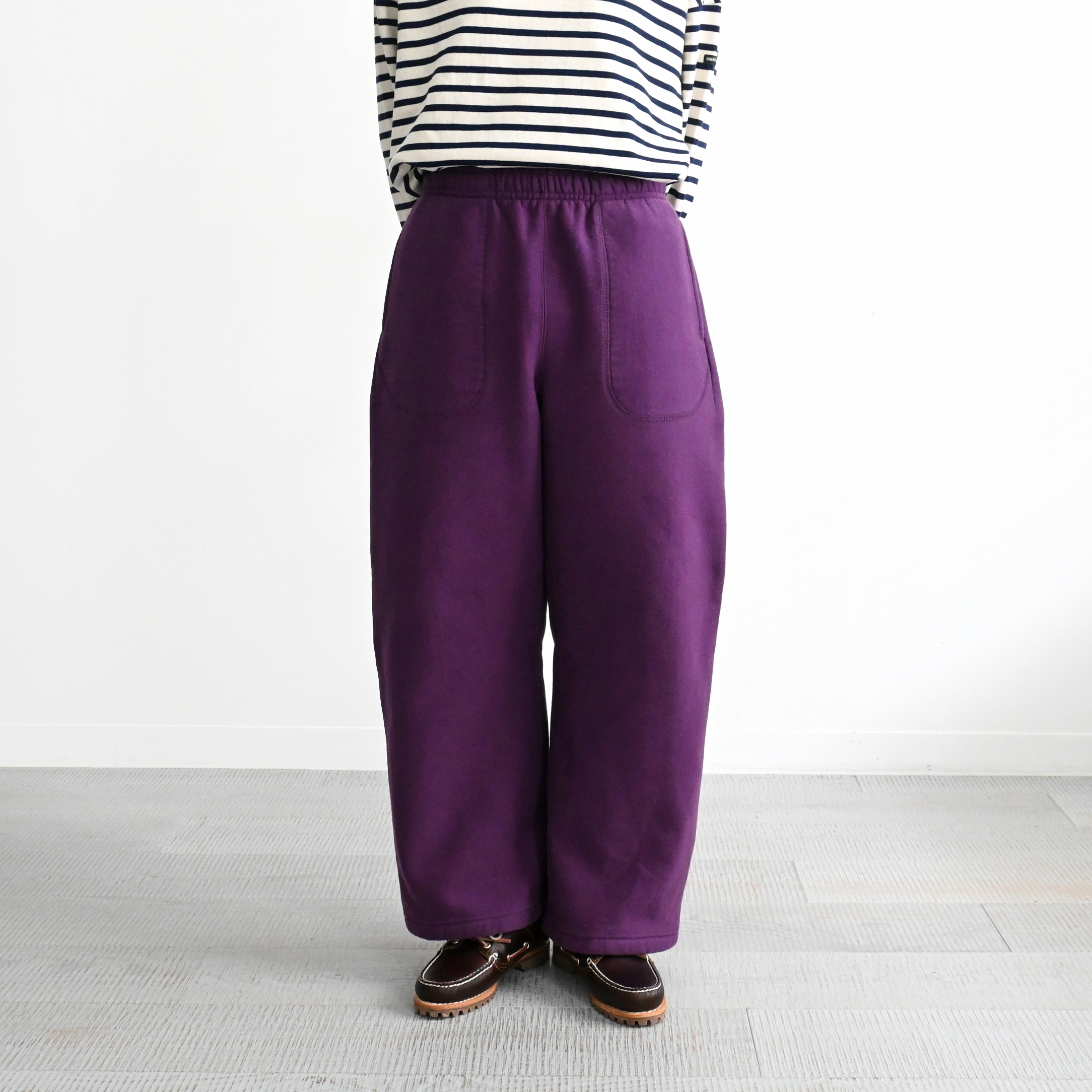 PHEENY(フィーニー) Athletic fleece wide pants