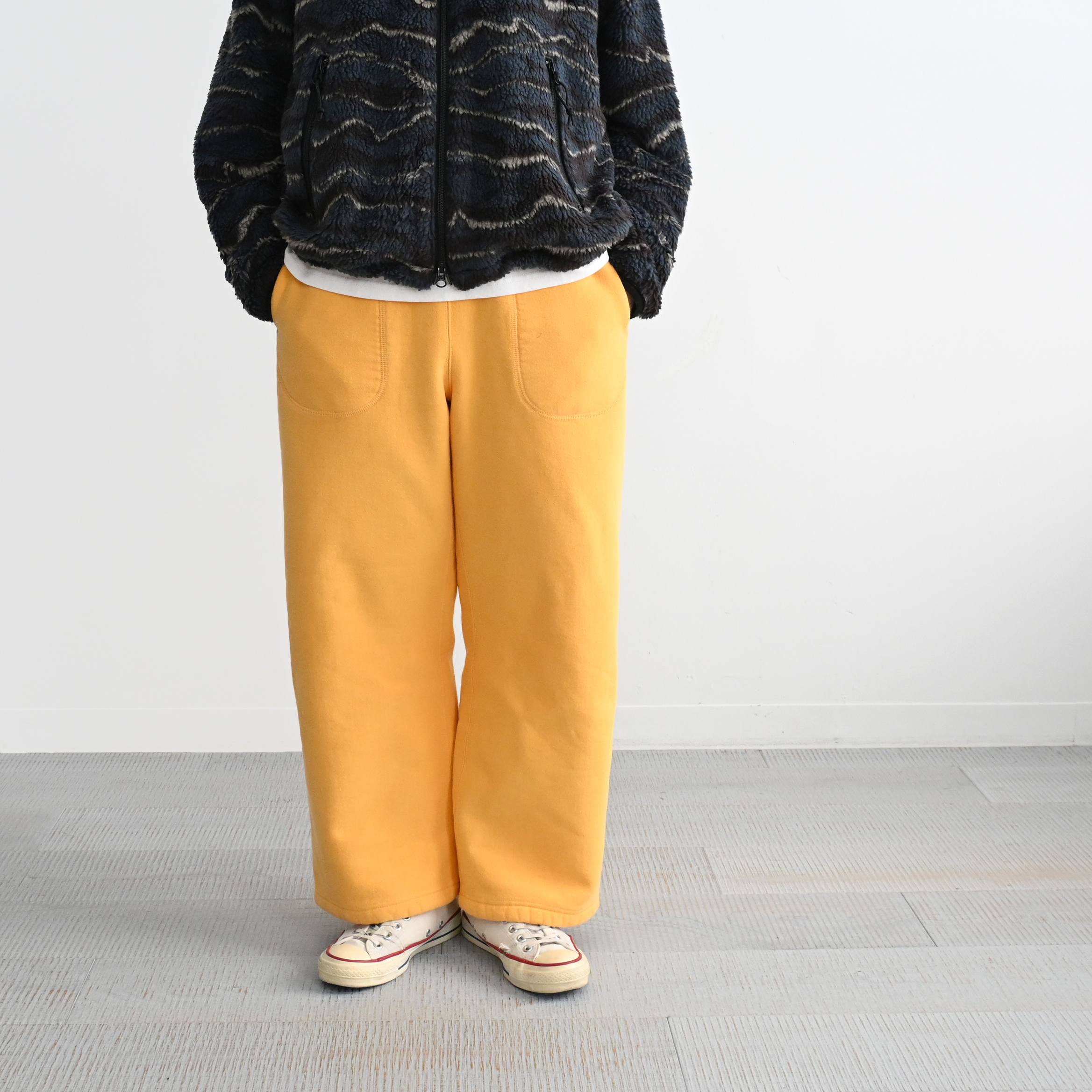 PHEENY(フィーニー) Athletic fleece wide pants
