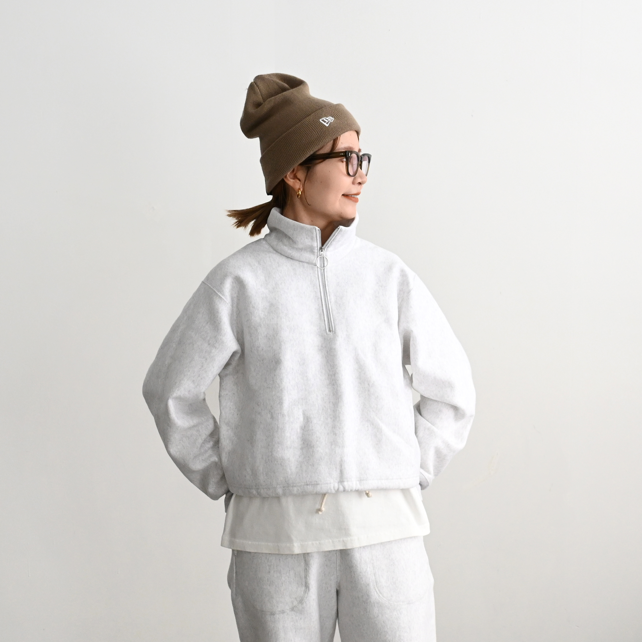 PHEENY フィーニー /HARD SWEAT P/O SHORT スウェット - トレーナー