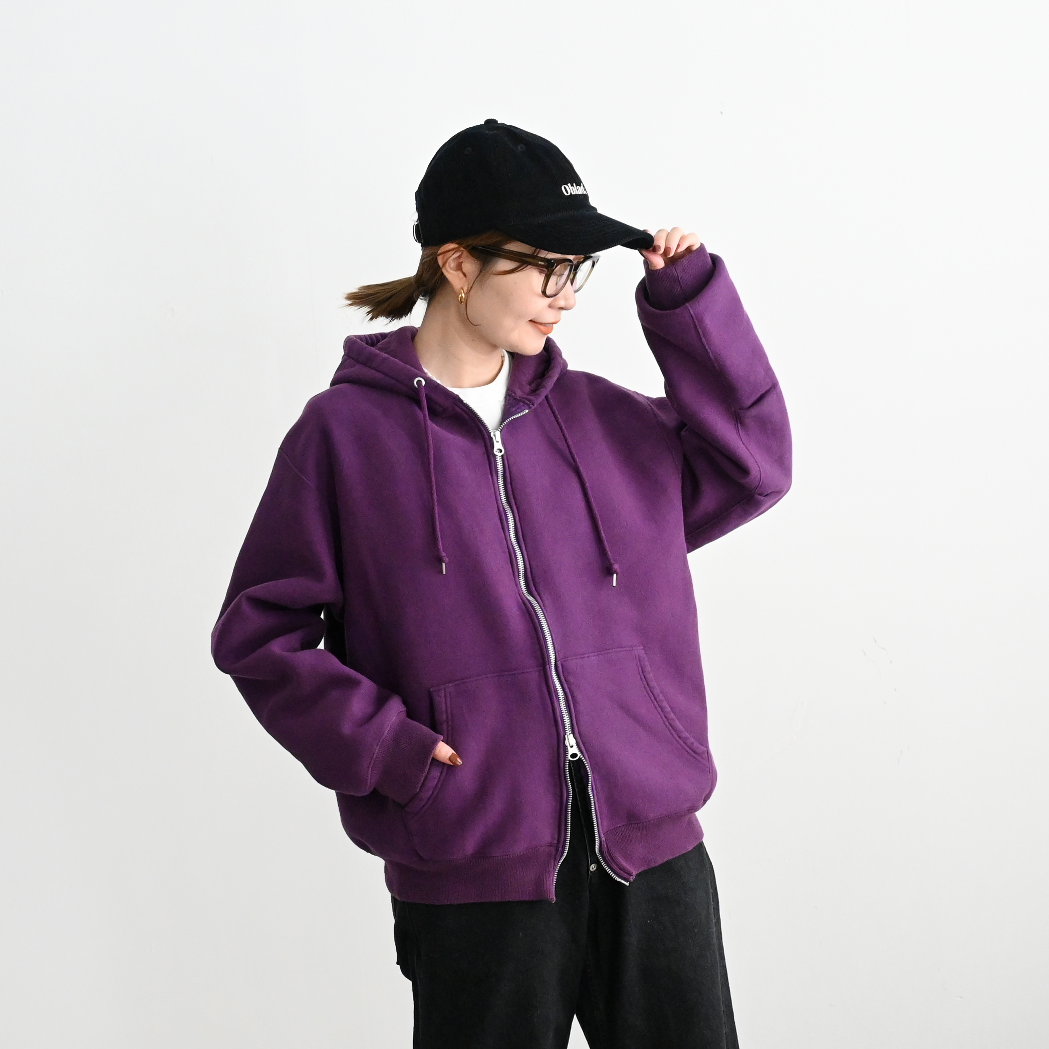 PHEENY スウェット PHEENY＞ヴィンテージライク ラグラン スウェット