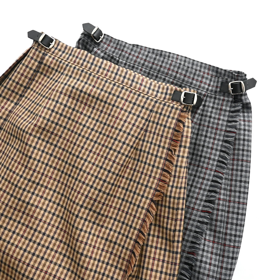 O'NEIL OF DUBLIN(オニールオブダブリン) EASY LONG KILT (CHARCOAL)