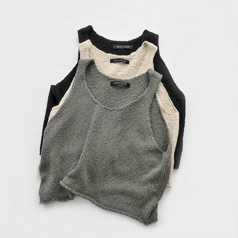 mizuiro ind (ミズイロインド) リリーヤーンベスト mizuiro ind リリー