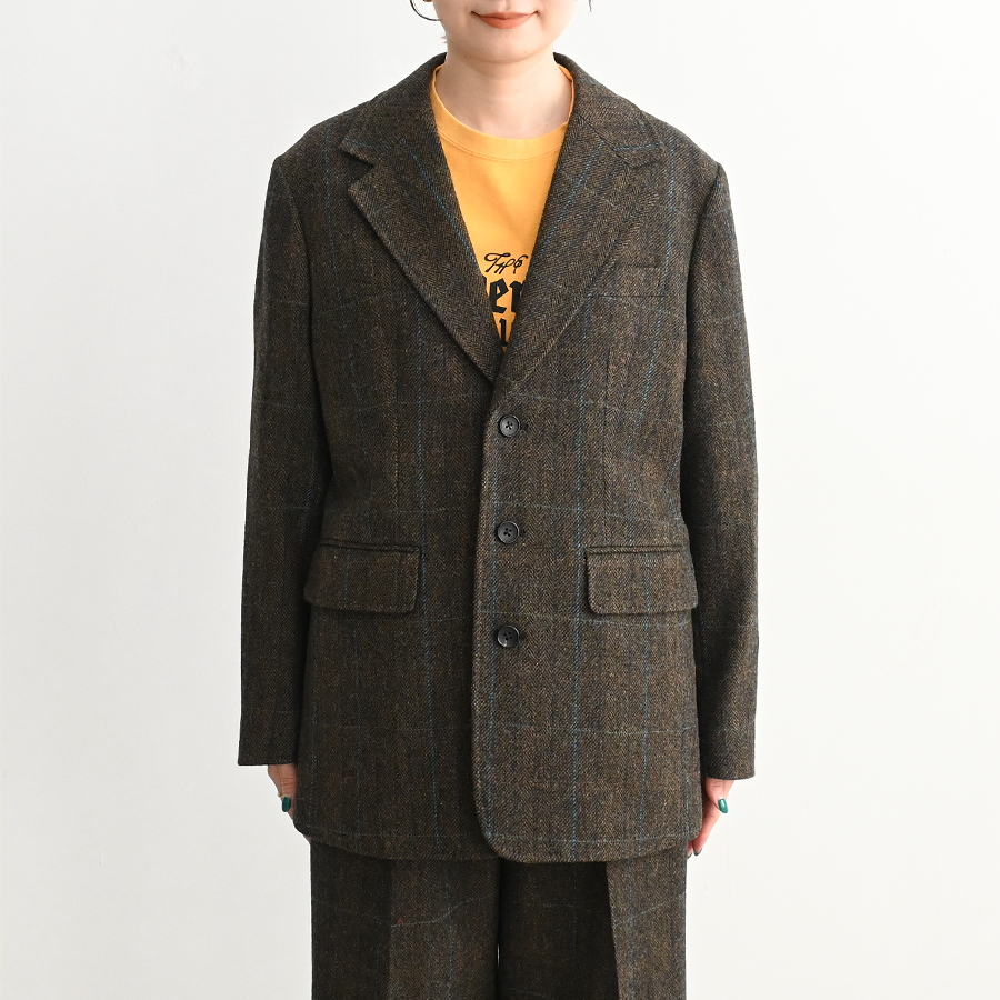 THE SHINZONE 2025A/WモデルWOOL JACKET ブラウン THE SHINZONE 2025A/WモデルWOOL JACKET ブラウン THE SHINZONE