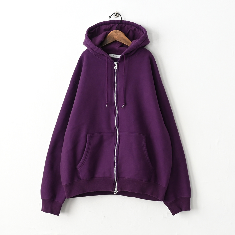 ＜PHEENY＞フリースフーディ PHEENY(フィーニー) Athletic fleece zip up hoodie