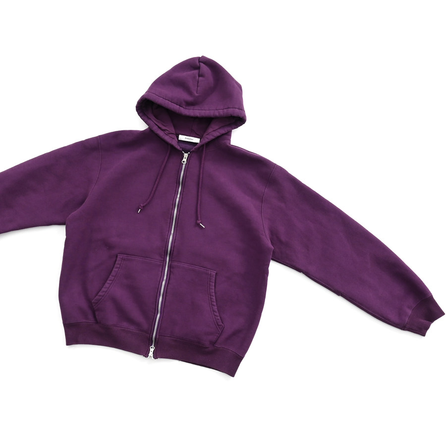 PHEENY(フィーニー) Athletic fleece zip up hoodie