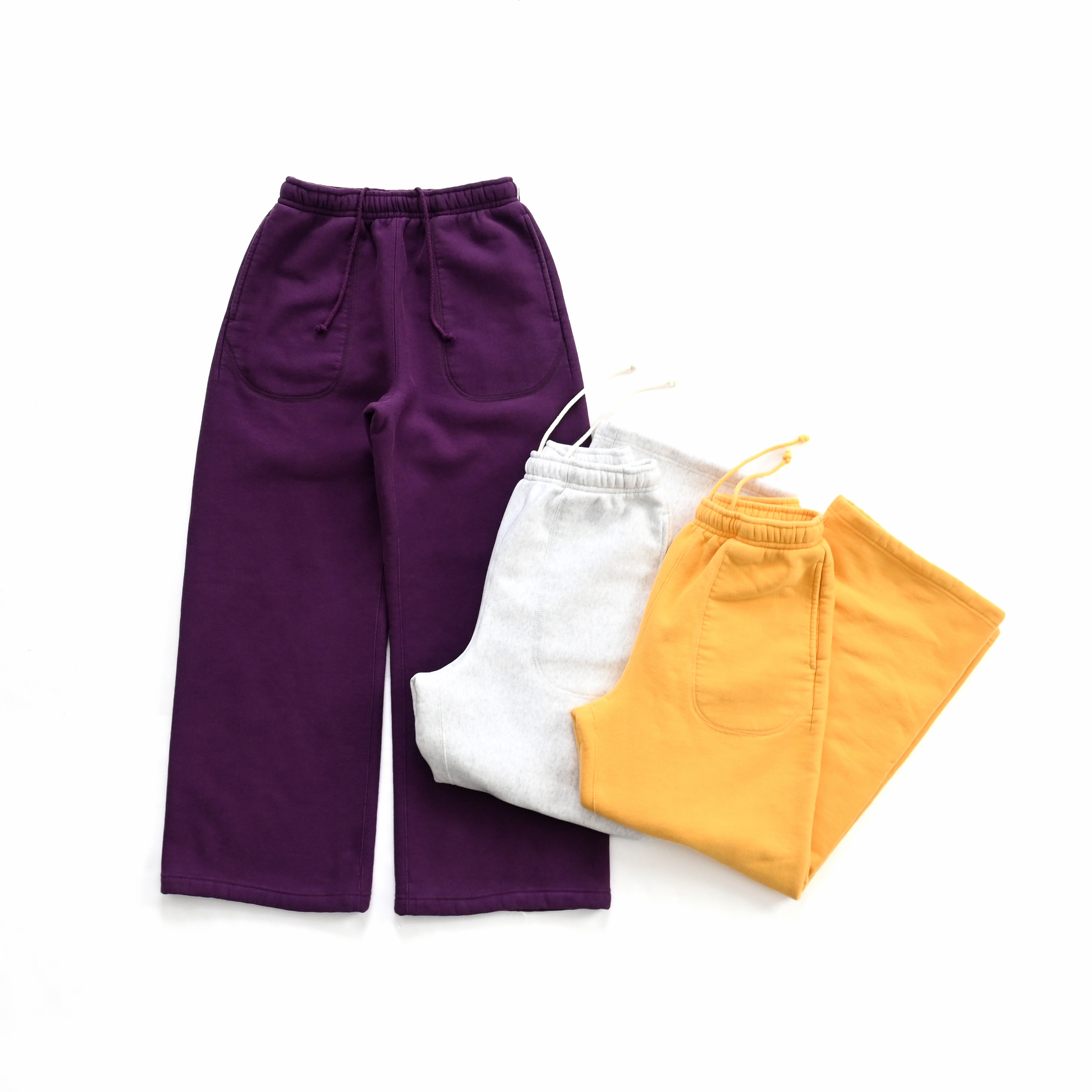 PHEENY(フィーニー) Athletic fleece wide pants