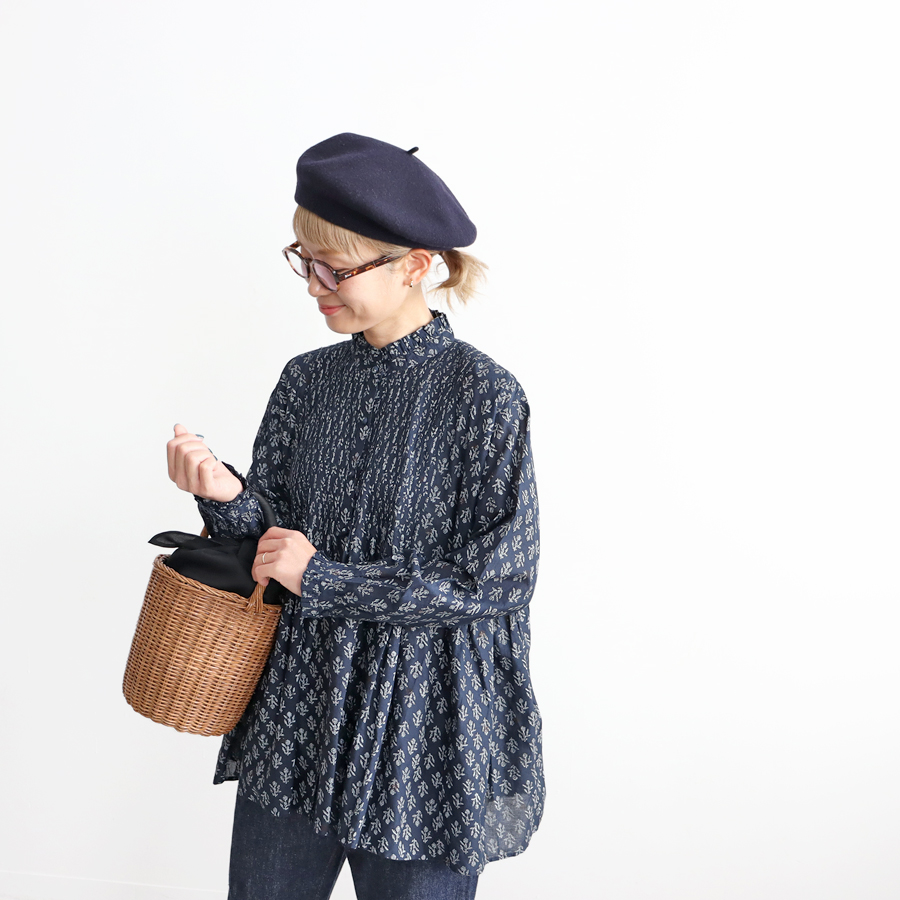 maison de soil (メゾンドソイル) フラワーモチーフ・フリルカラー