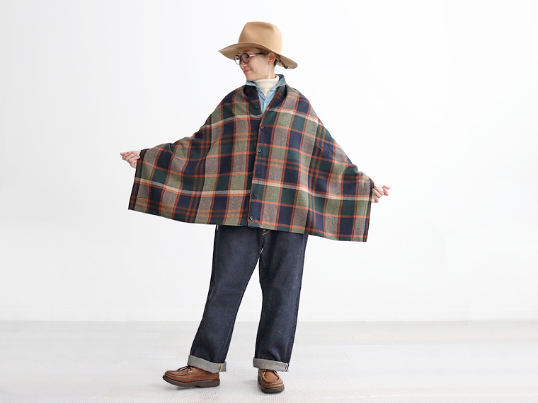 ENGINEERED GARMENTS (エンジニアードガーメンツ) Button Shawl ENGINEERED GARMENTS (エンジニアードガーメンツ) Button Shawl