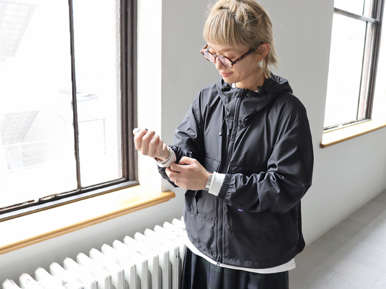 ザ ノースフェイス パープルレーベル シアサッカー マウンテン ウインドパーカ THE NORTH FACE PURPLE LABEL (ザ ノースフェイス パープルレーベル