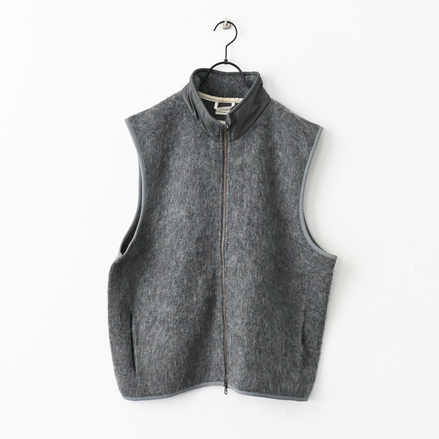 nanamica (ナナミカ) Zip-Up Mohair Vest