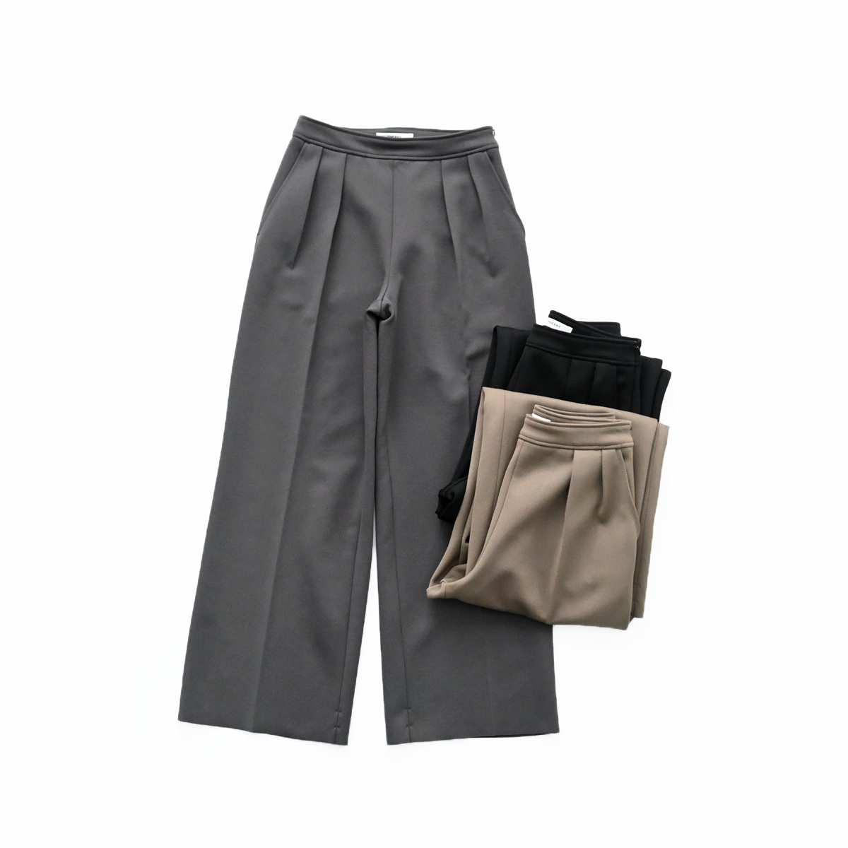 PHEENY(フィーニー) Amunzen 2 tuck wide pants