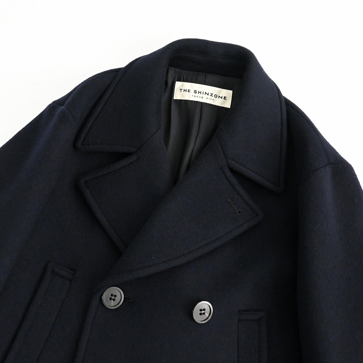 THE SHINZONE(ザ シンゾーン)OVERSIZED WOOL PEACOAT