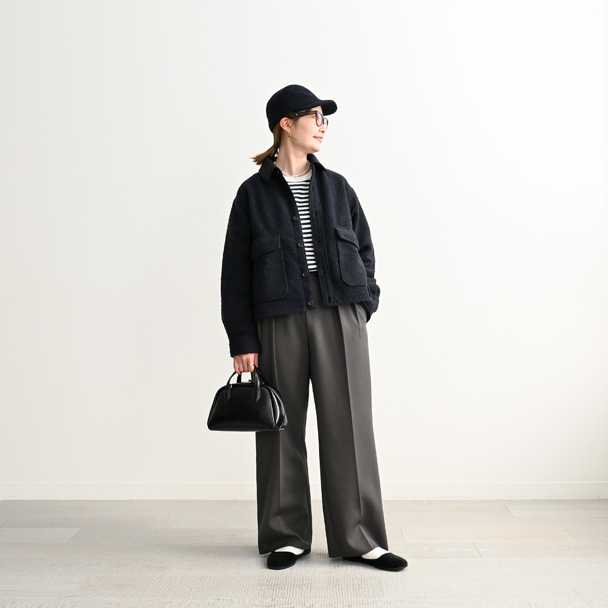 PHEENY(フィーニー) Amunzen 2 tuck wide pants