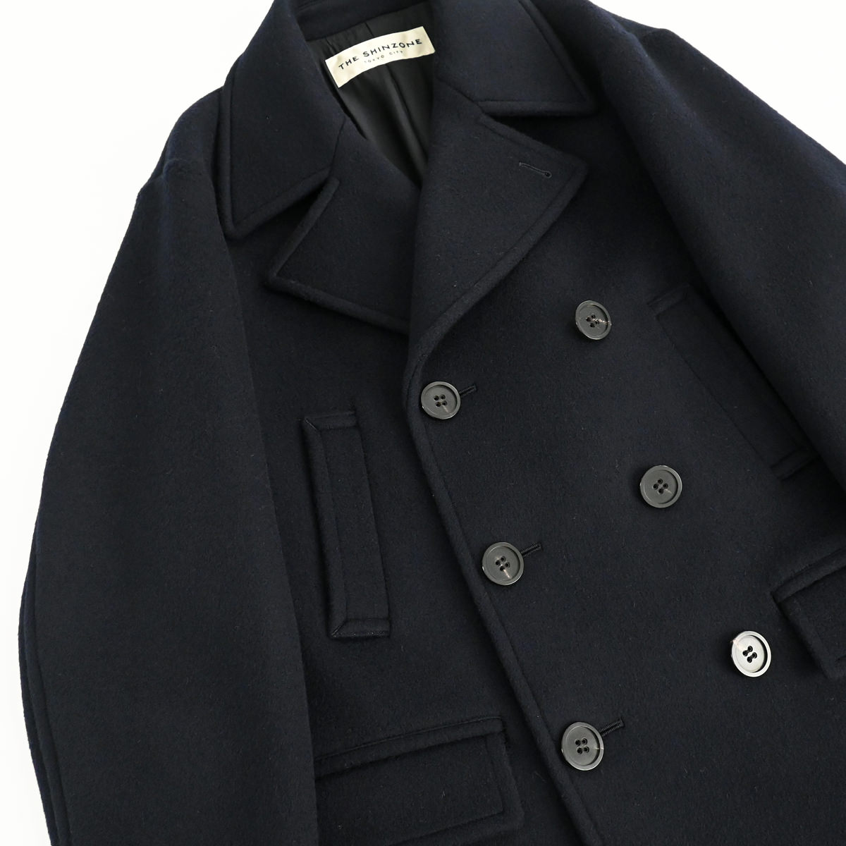 THE SHINZONE(ザ シンゾーン)OVERSIZED WOOL PEACOAT