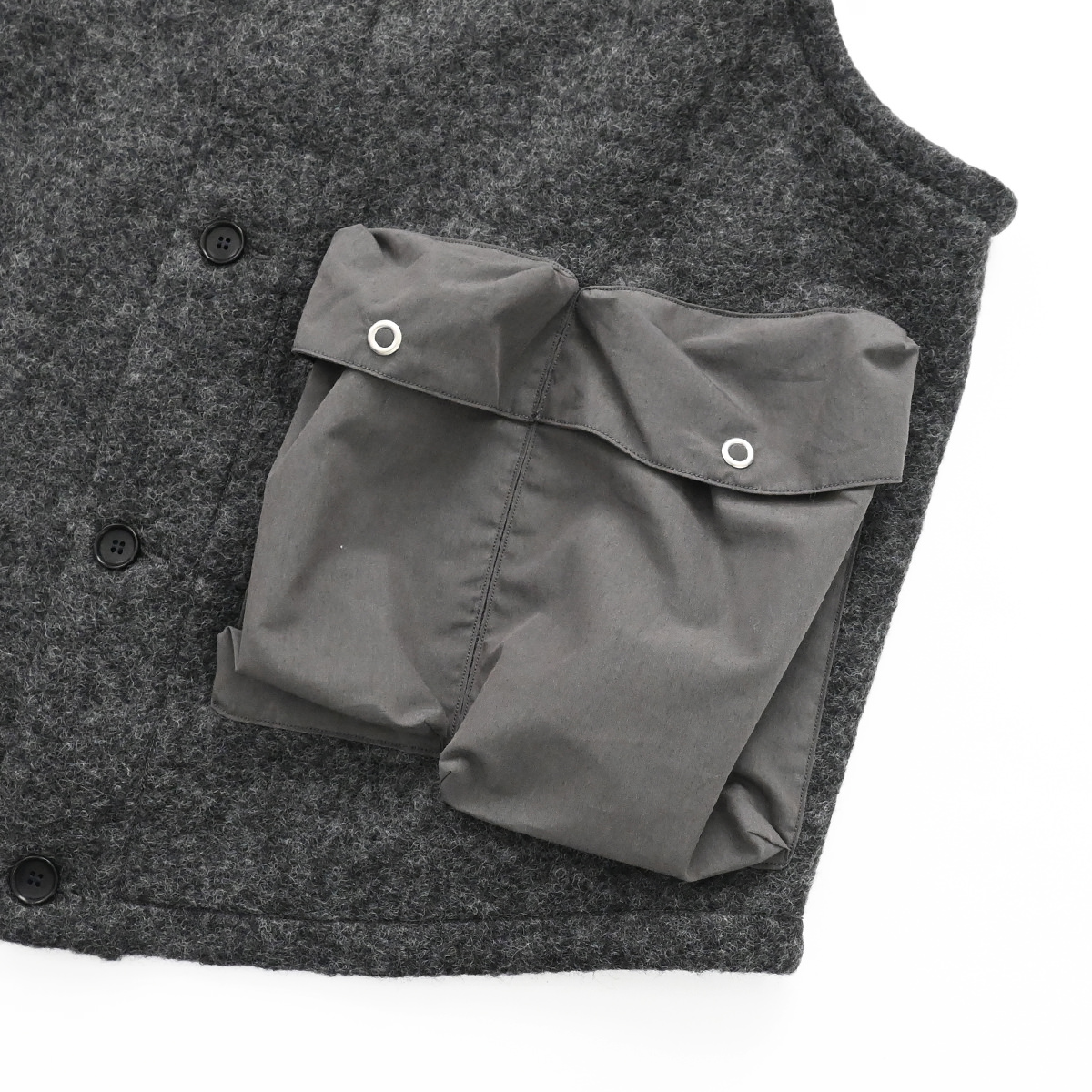 HAVERSACK(ハバーサック) スライバーニット ベスト 