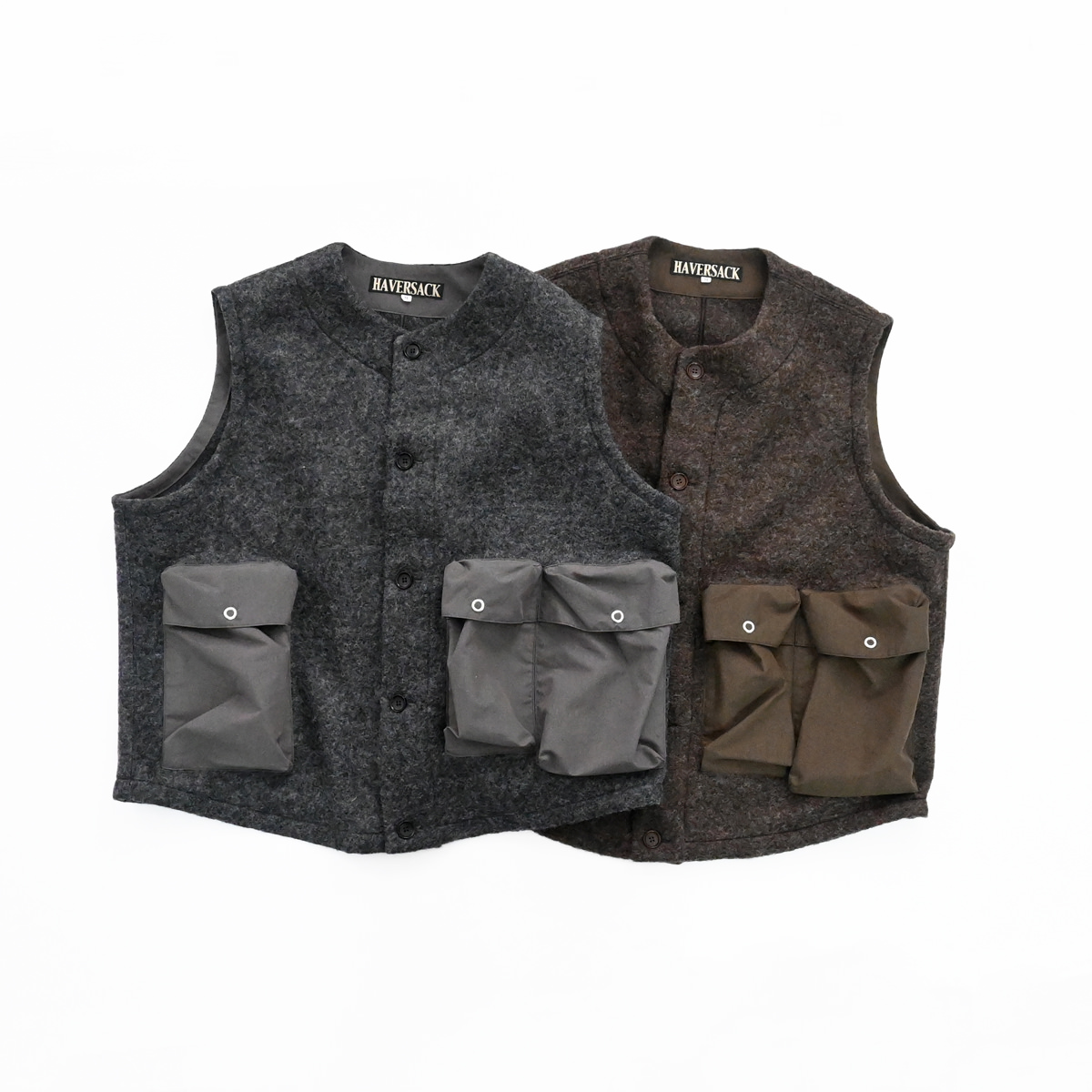 HAVERSACK(ハバーサック) スライバーニット ベスト 