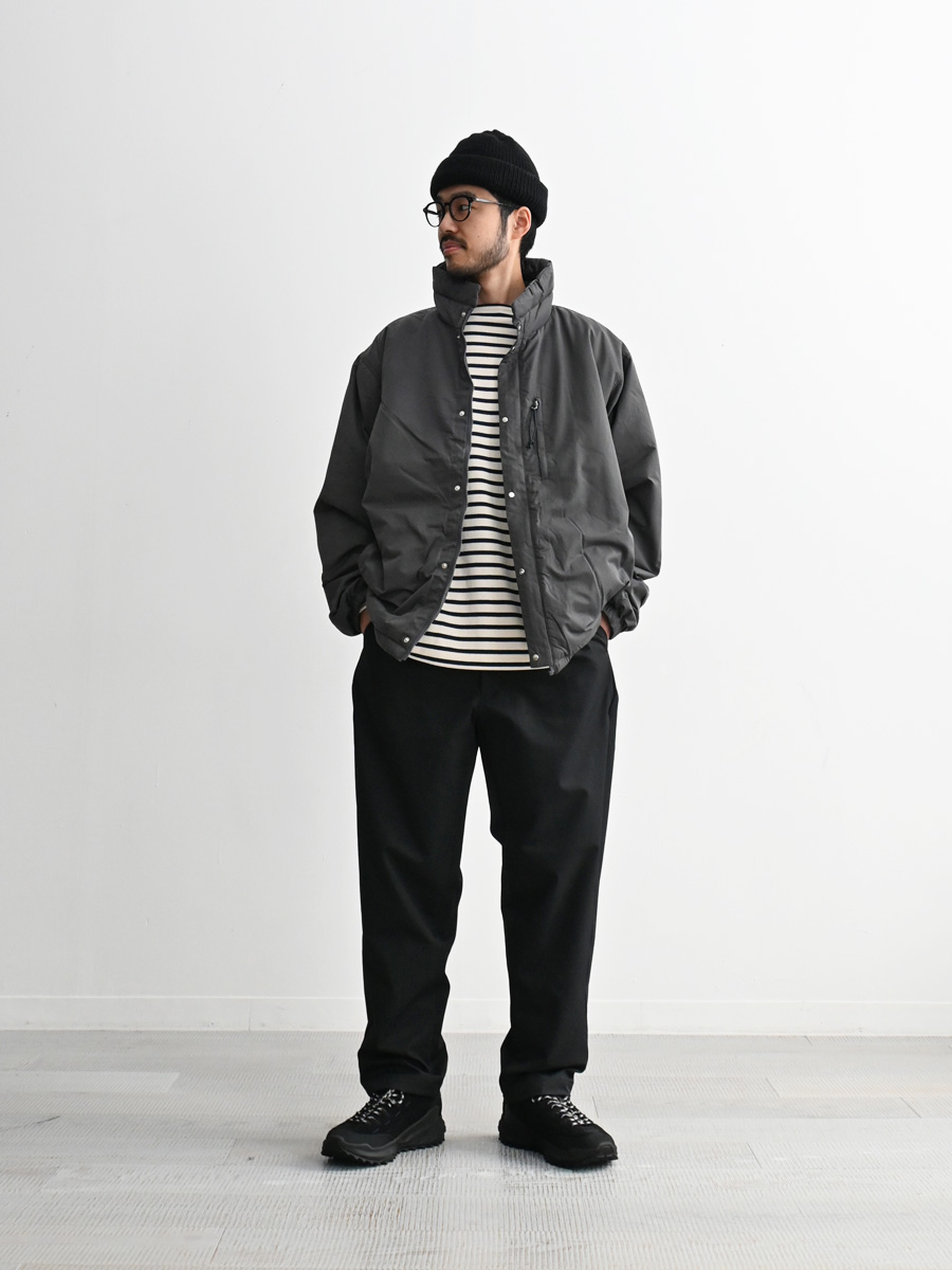 ナナミカ ミリタリー ジャケット ブラック nanamica / 2L NYLON GORE-TEX Cruiser Coat