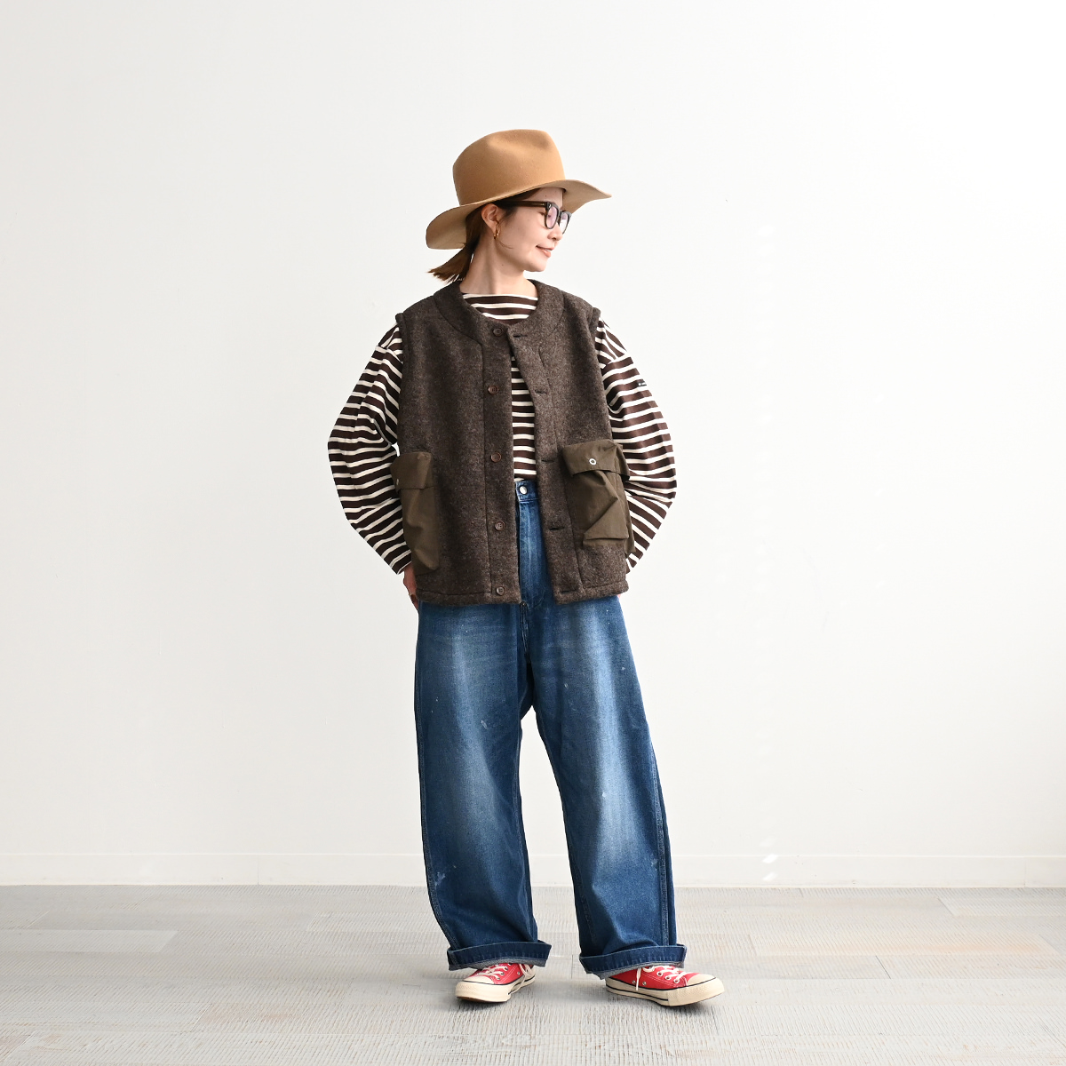 HAVERSACK(ハバーサック) スライバーニット ベスト 