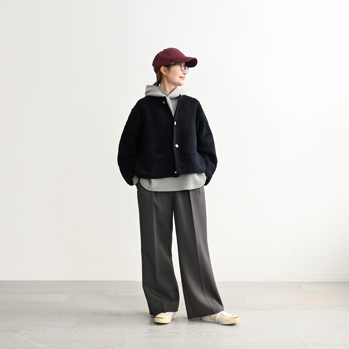 PHEENY(フィーニー) Amunzen 2 tuck wide pants
