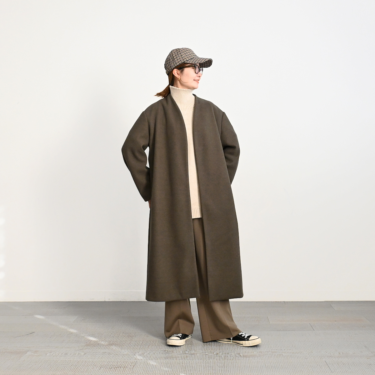 PHEENY(フィーニー) Amunzen 2 tuck wide pants