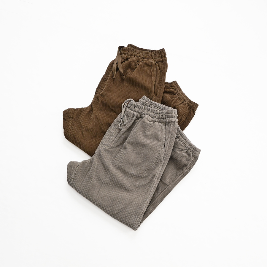 Vas-y Lentement (ヴァジーラントモン) コーデュロイ・イージーパンツ