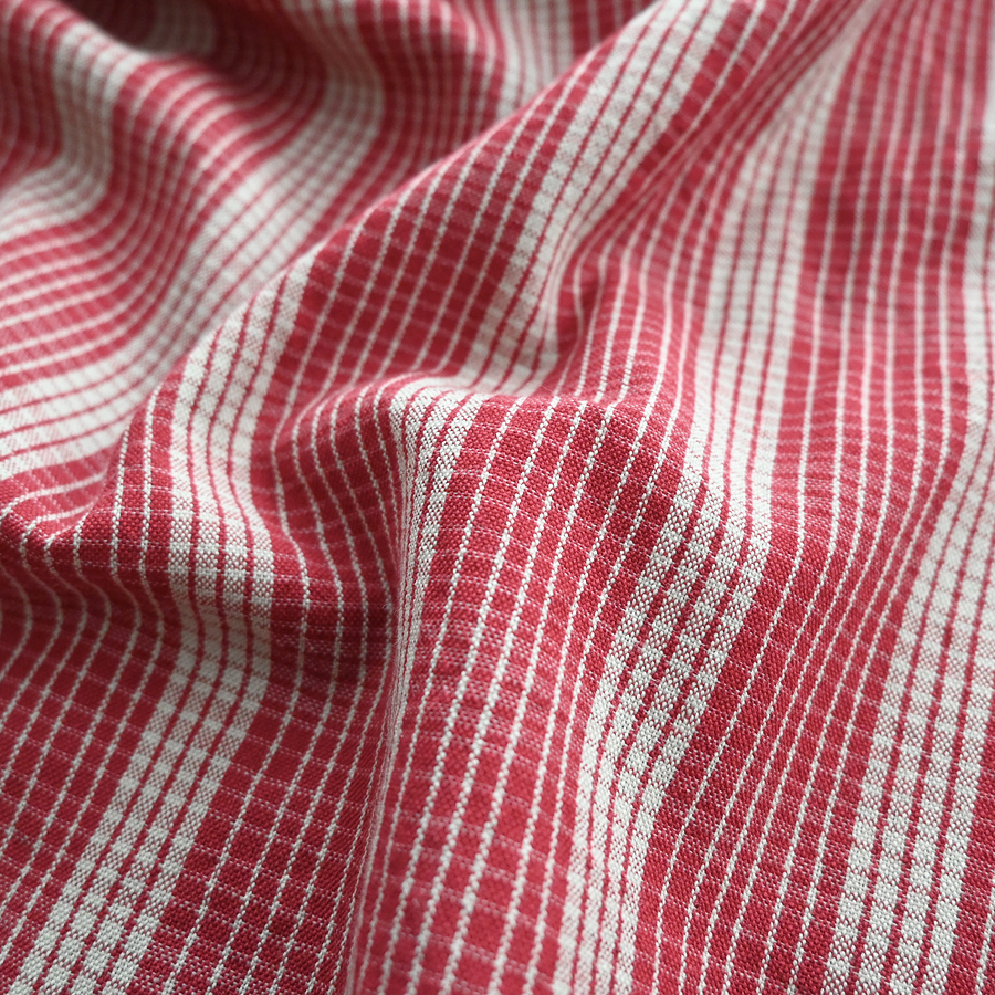 maison de soil (メゾンドソイル) チェック・ピンタックプルオーバーシャツ