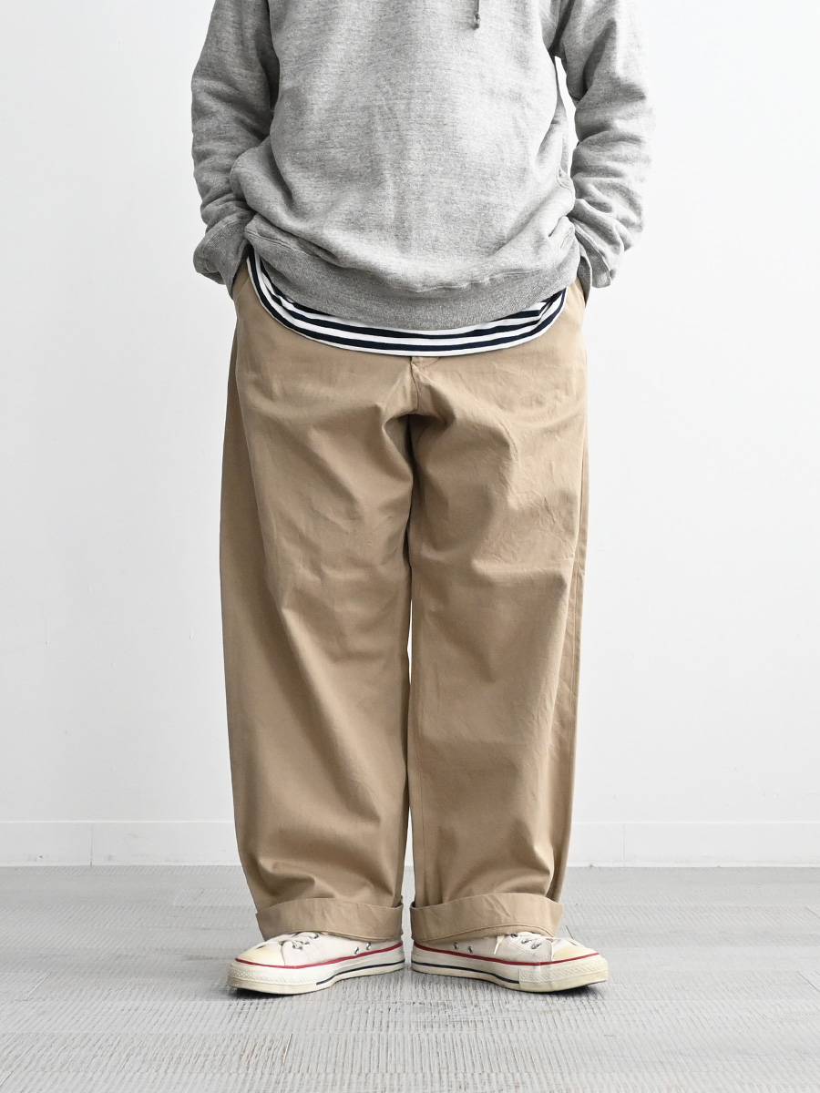 YAECA (ヤエカ) Chino Trousers ,Wide Straight (11052601)