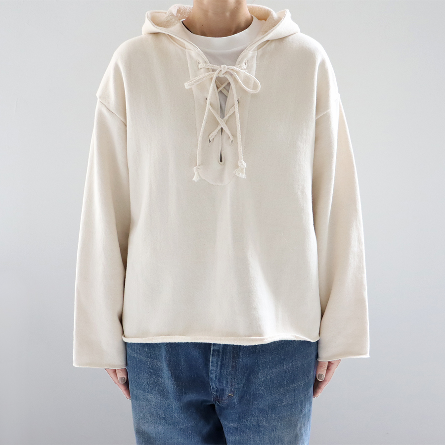 Ohh! (オー) レースアップ・スウェットパーカー